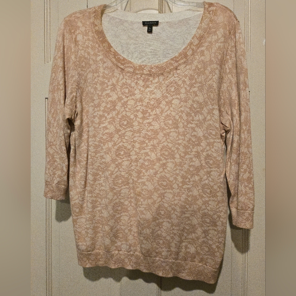 Talbots Pastel Pink Floral Top